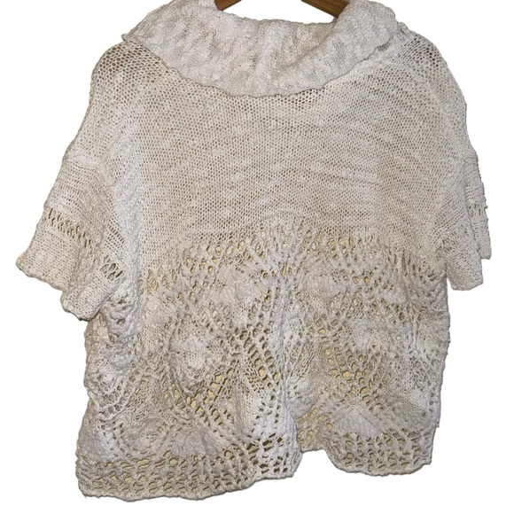 FREE PEOPLE ETERNAL DELIGHT OVERSIZED COWL NECK CROPPED SWEATER - Picture 4 of 7